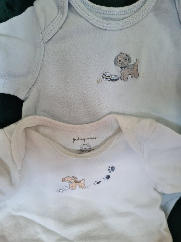 Zestaw markowych ubranek z usa gymboree 68 spodnie bluza body sukienka