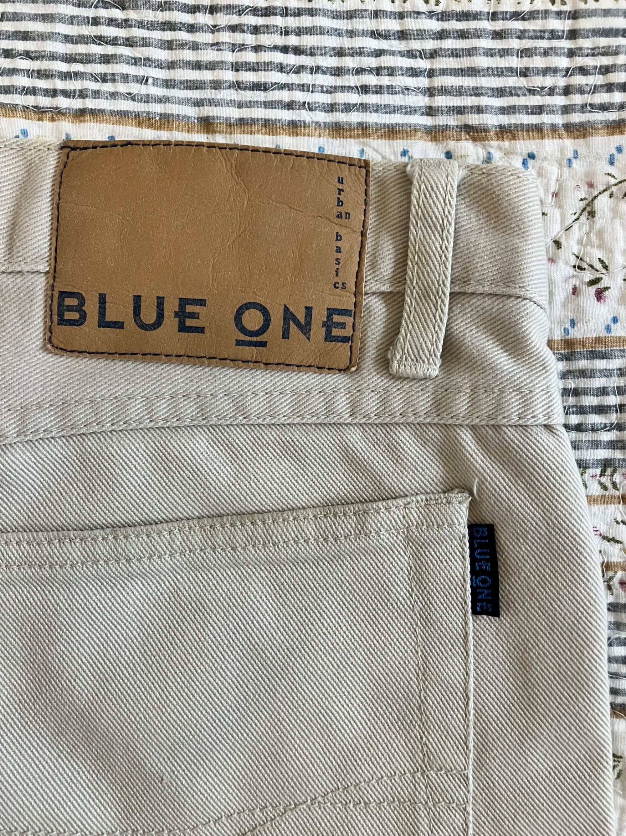 Blue One jeansy beżowe 36/34