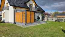 Pergola aluminiowa 6x3m z shuttersami cena z montażem
