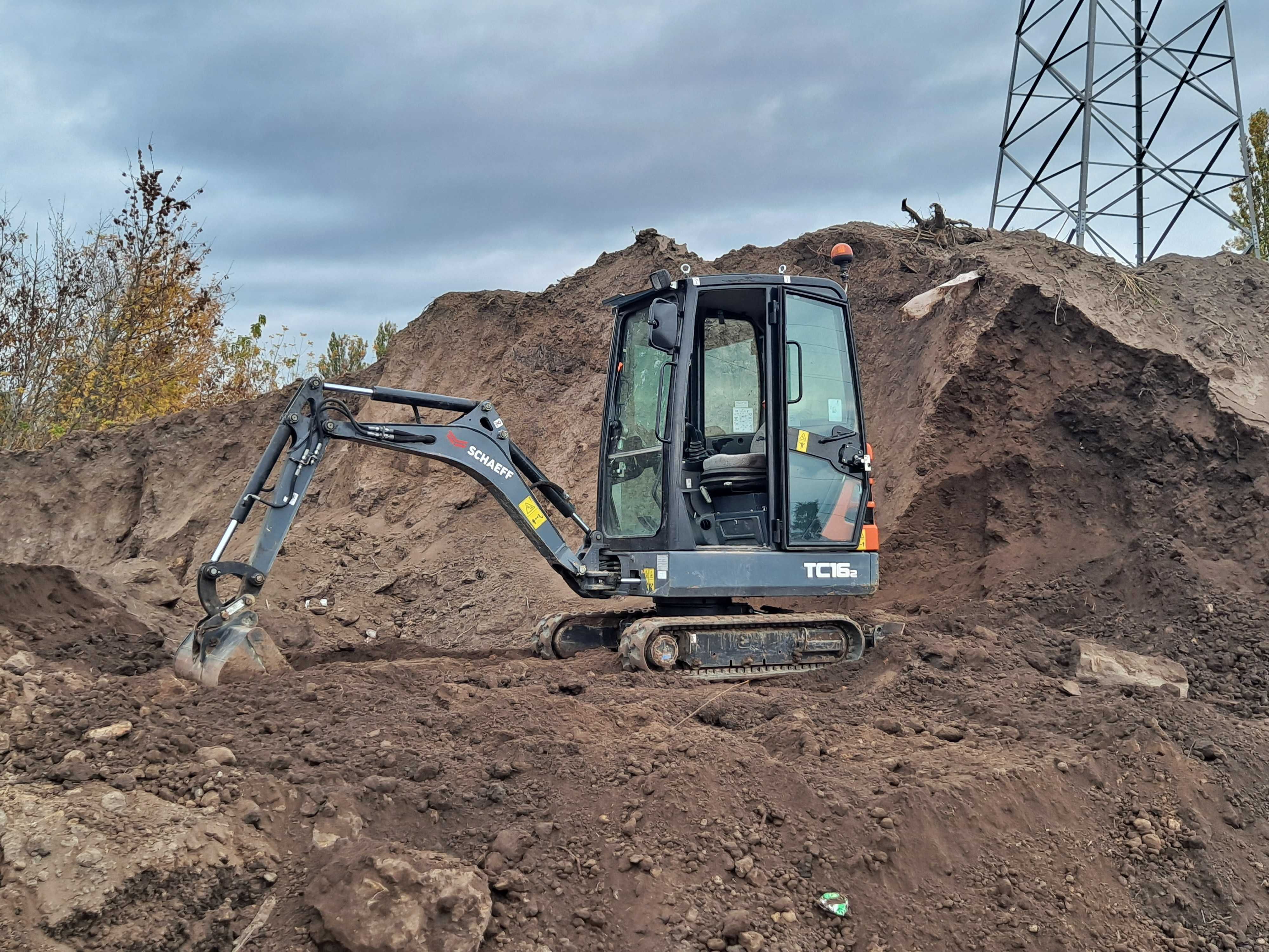 Usługi minikoparką, wynajem minikoparki, prace ziemne, wywrotka 3,5 t