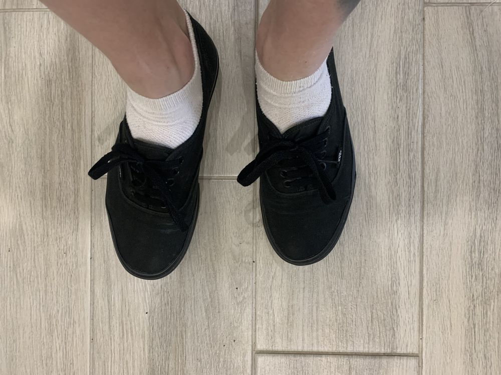 Vans кеды черные