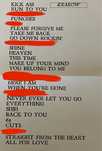 Setlista Bryan Adams