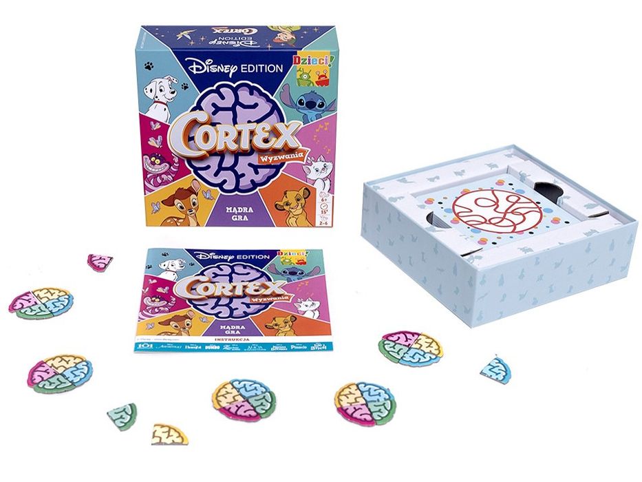 Rebel Towarzyska gra karciana Cortex Disney wyzwania - 8 różnych wyzw