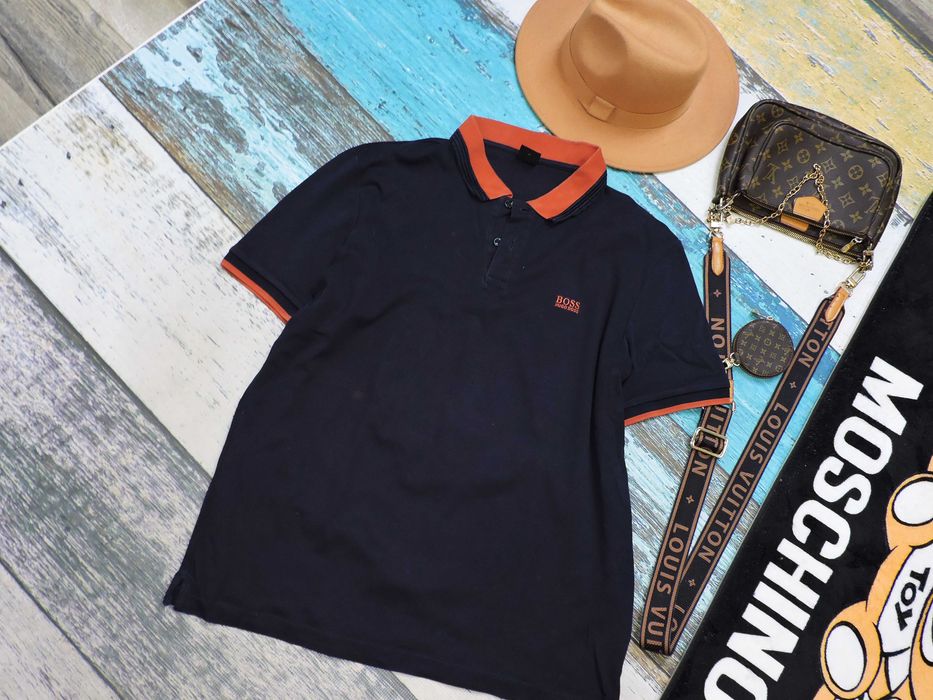 Hugo Boos Oryginlna męska polo logo XL
