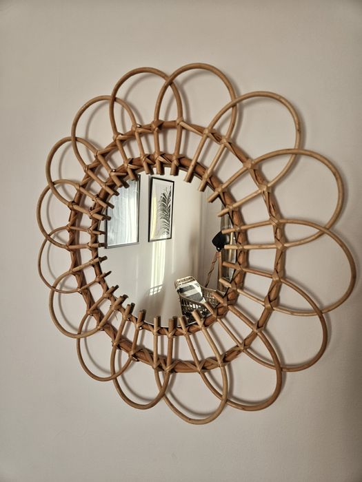 Zestaw trzech luster boho
