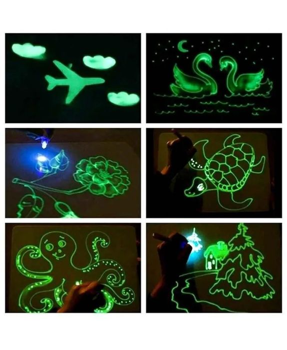 Творческий набор планшет Рисуй светом . Малюй світлом  А5 А3