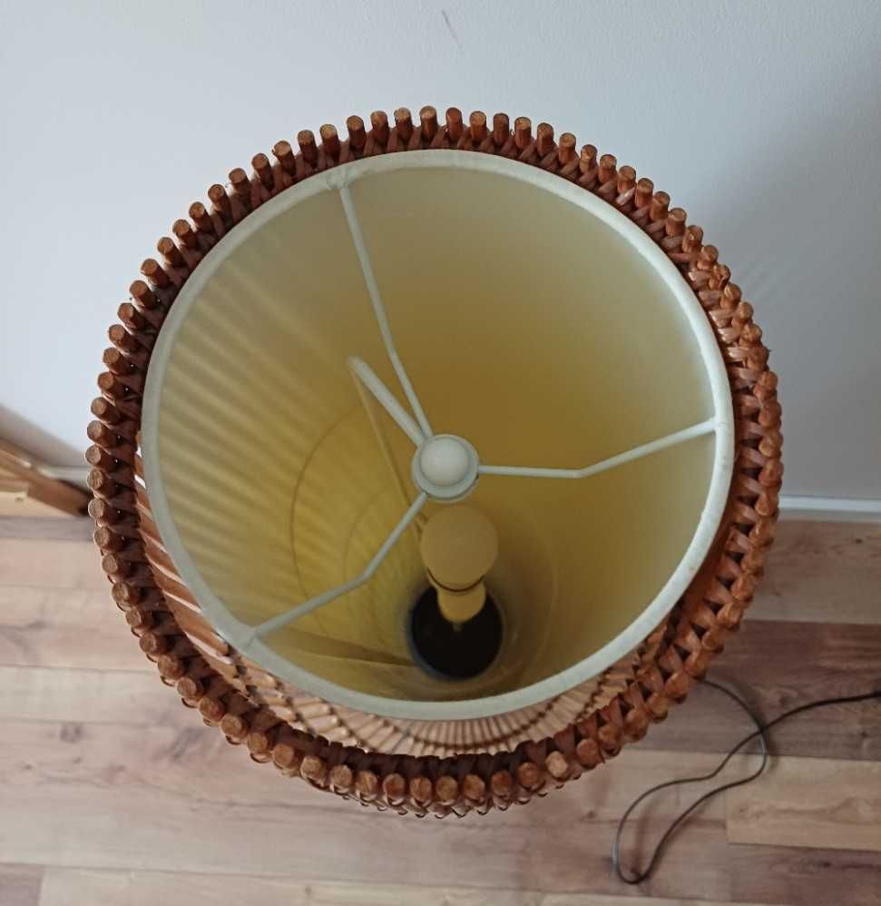 Lampa stojąca podłogowa, w stylu BOHO, wysokość 123 cm