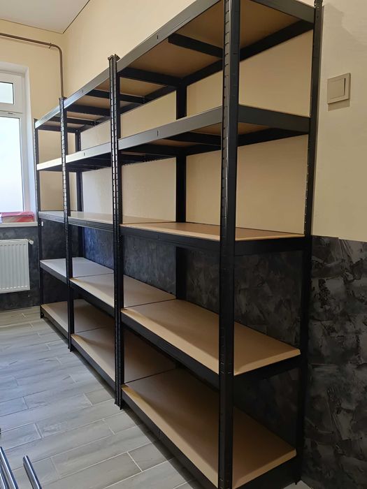 Металевий стелаж купити 5 полиць 180×90×40, 200×90×40, швидка доставка