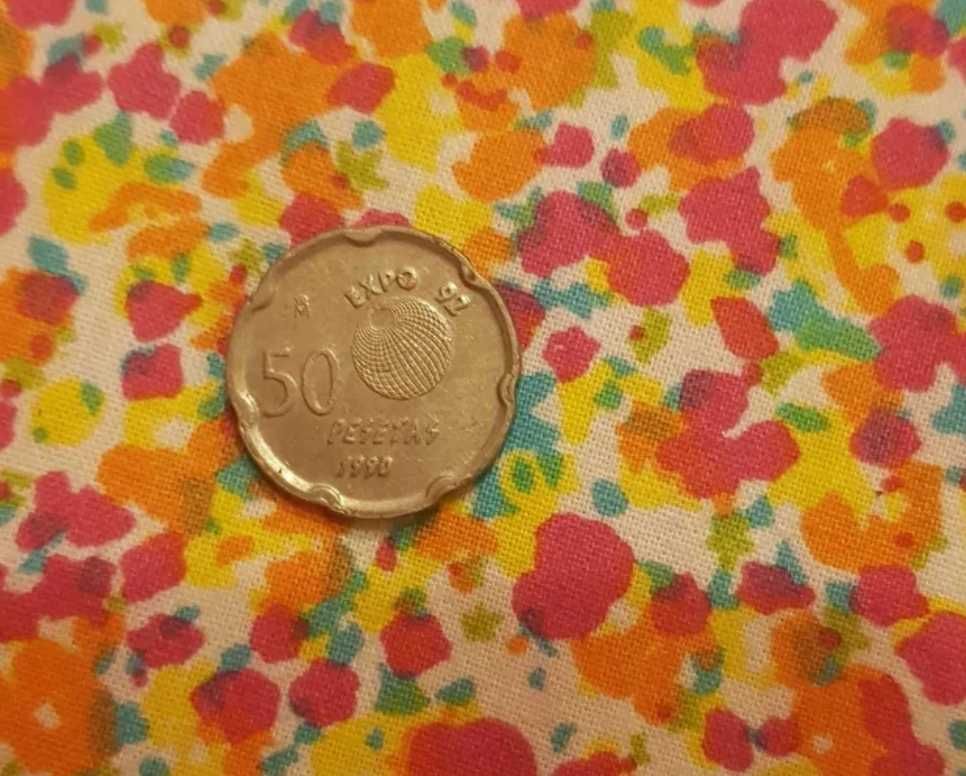 Moeda 50 Pesetas  Espanha 1990
