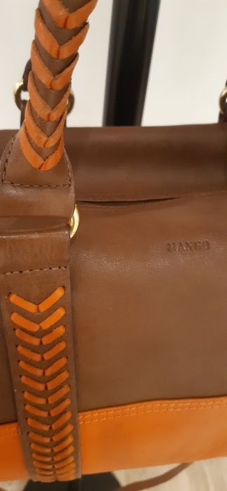 Mala em couro ótimo estado