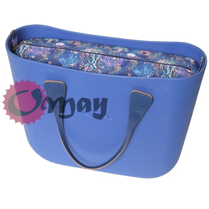 organizer OBAG MINI granatowy ocean 2 kieszenie wkład OMAY