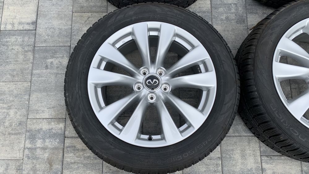 Nowe felgi Infiniti Q70 5x114,3 18 cali nowe opony zimowe Nokian