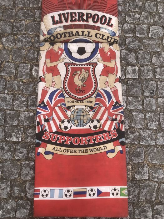 Almofadas de bancada do liverpool antigas