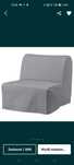 Fotel rozkładany Ikea lycksele łóżko sofa