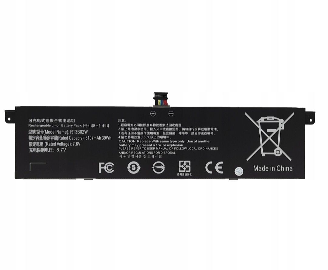 Bateria R13B02W R13B01W do Xiaomi Mi Air 13 - 13.3" Series