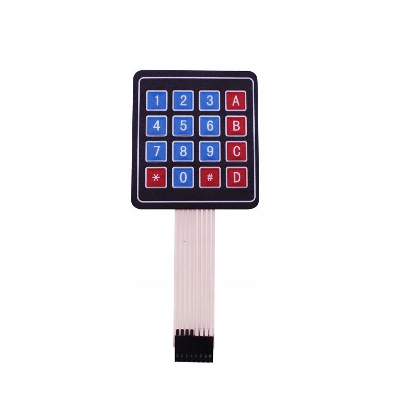 Klawiatura Membranowa 4X4 16 Przycisków Do Arduino Avr Pic Arm