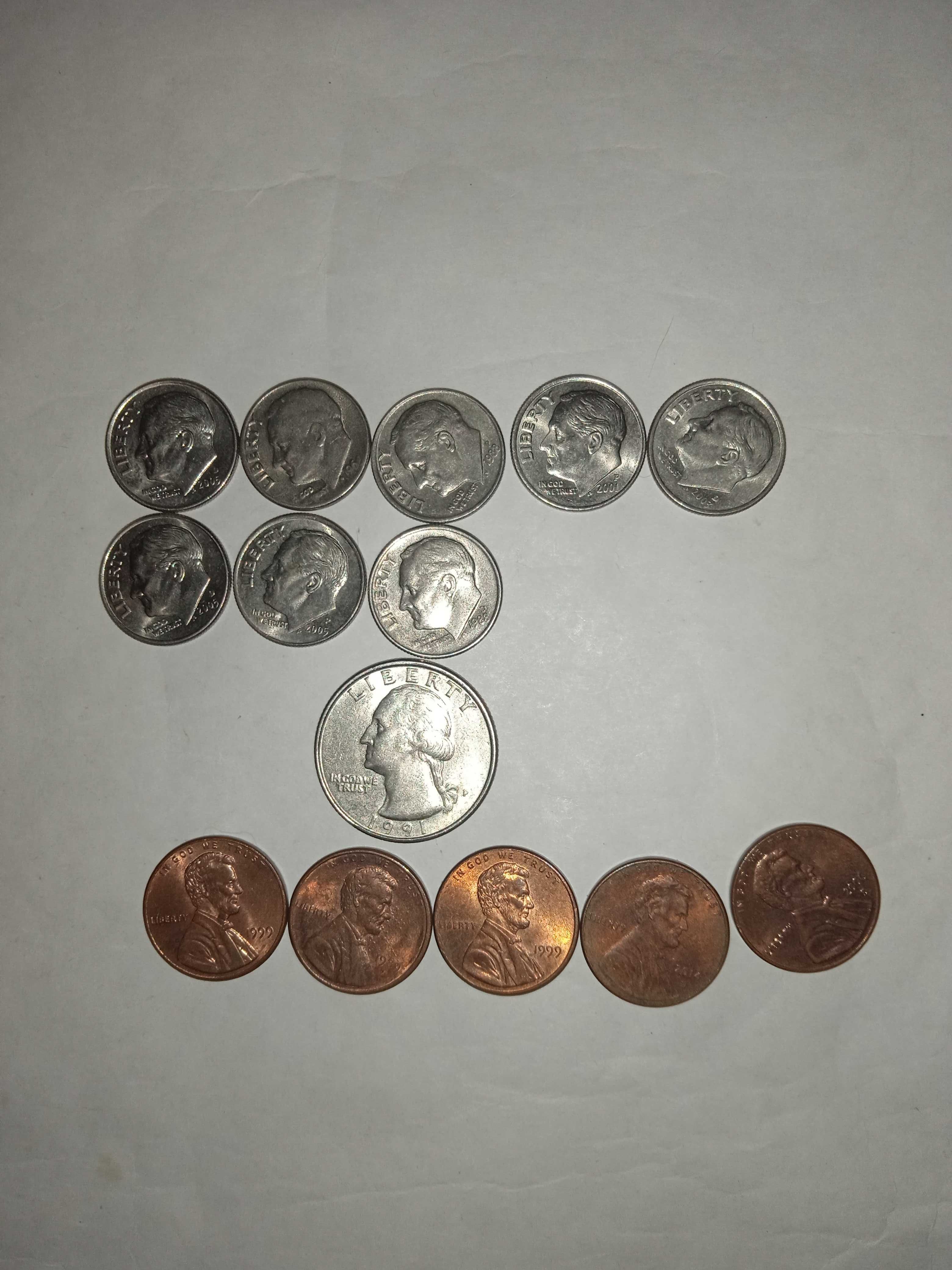 Монети США центи