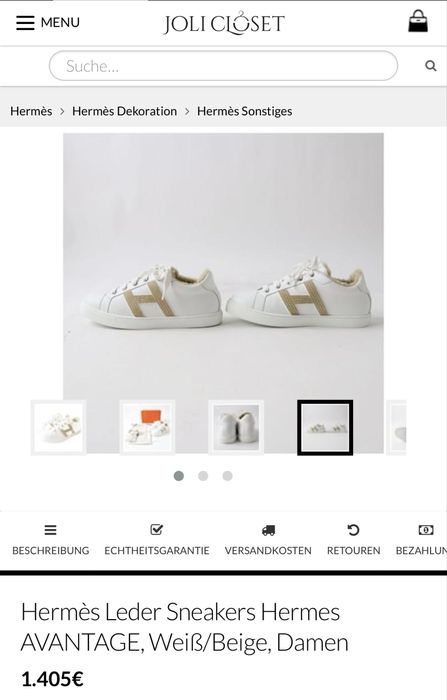 Hermès Leder кроссовки зима