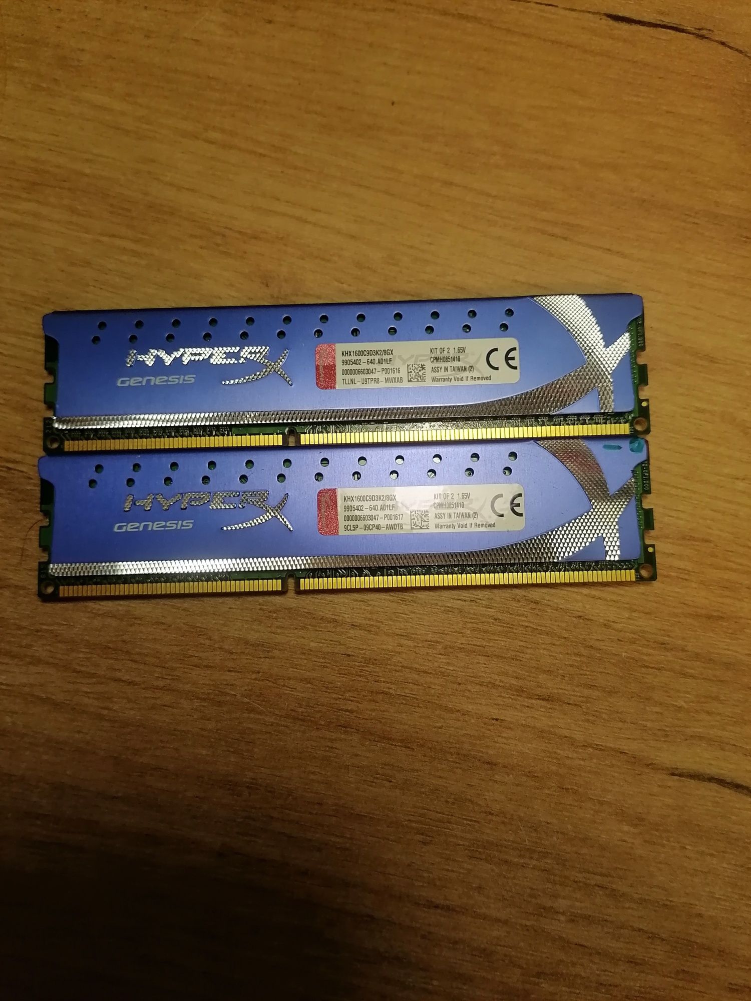 Ram kingston hyper x DDR3 8Gb
