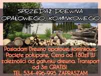 Sprzedam drewno opałowe