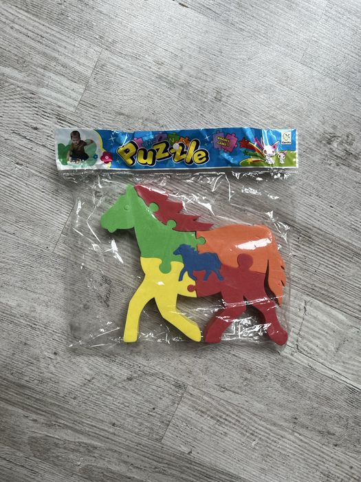 Puzzle ukladanka 3D piankowe NOWE koń konie przestrzenne
