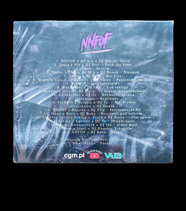 NNFOF – No Name Fuck The Fame CD folia nowa otsochodzi sarius laikike1