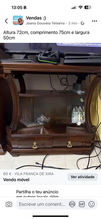 Vendo Movel de Sala para por televisao!