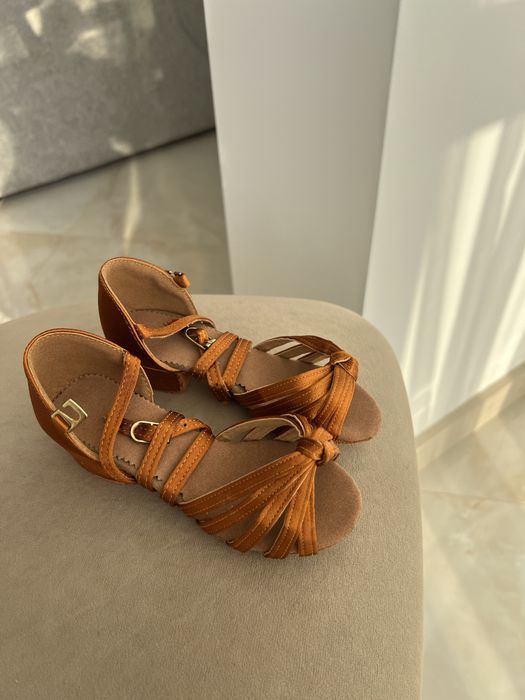 Туфлі дитячі бронзові