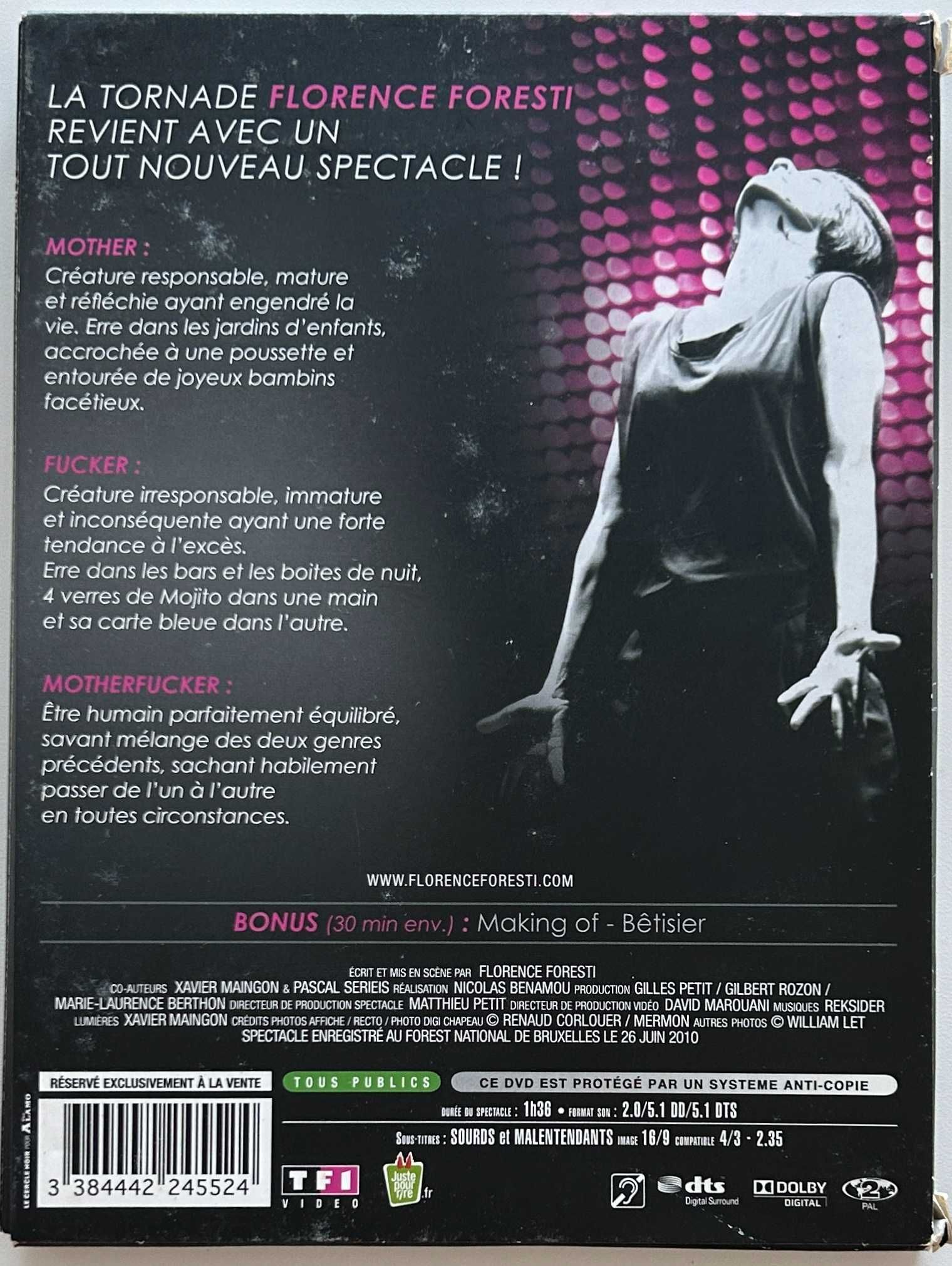 Florence Foresti - Mother Fucker - 2010 - DVD x 2