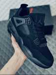Nike Air Retro Jordan 4 black kat кроссовки женские джордан 4