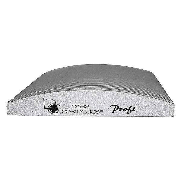 Pilnik Profi półksiężyc zebra 80' - 50 szt. / Bass Cosmetics