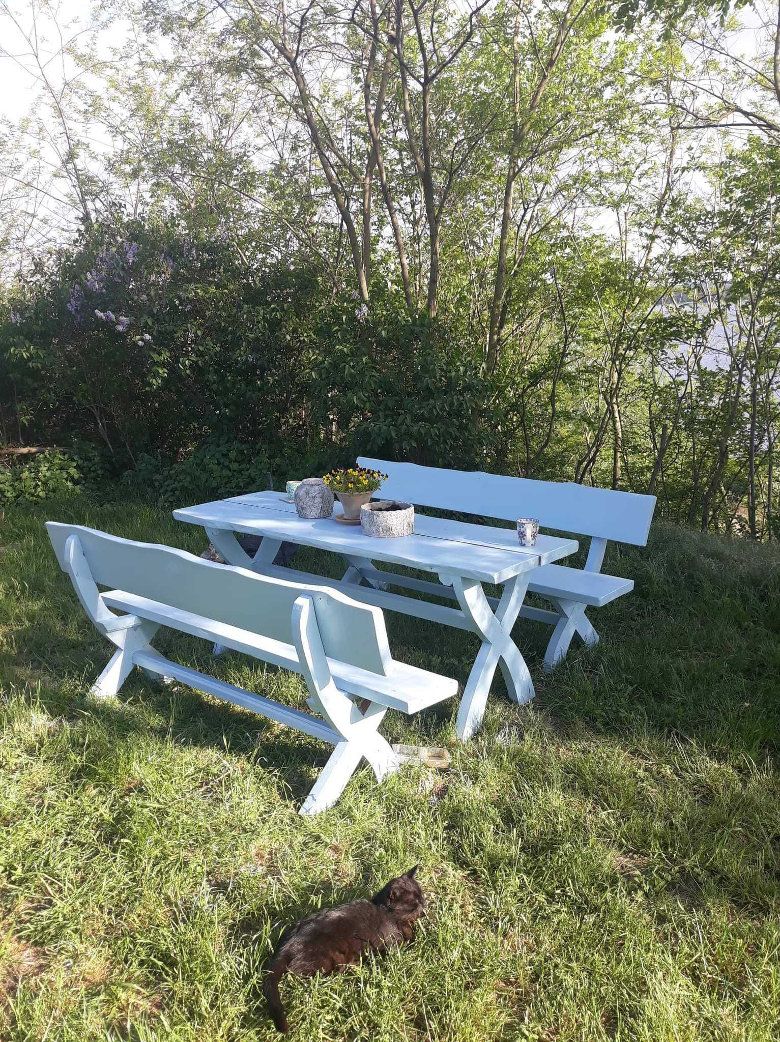 stół ogrodowy /ławki drewniane /komplety dostępne