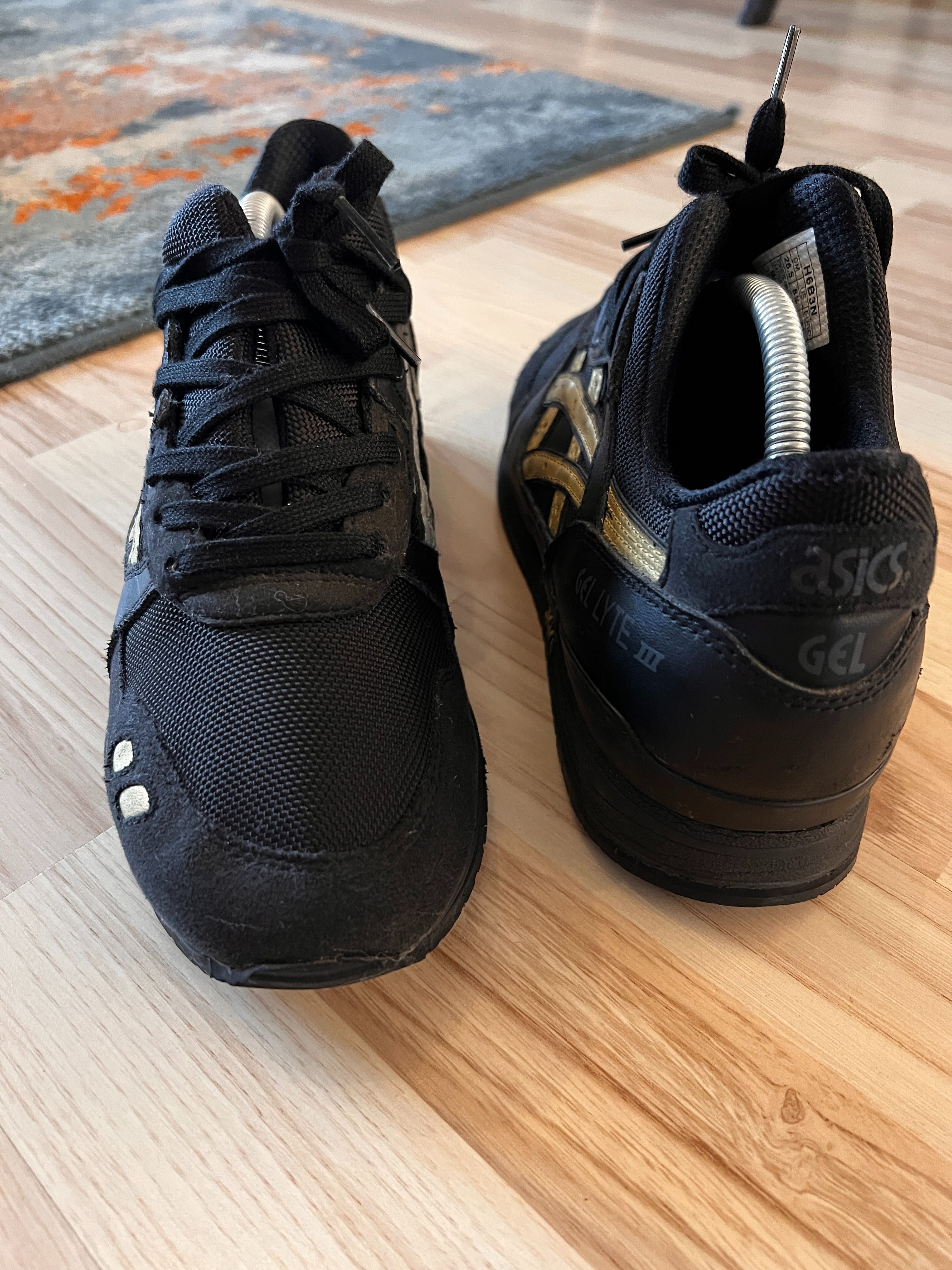 Buty Asics Gel-Lyte III sneakersy CUSTOM black rozmiar 41; 8,5US
