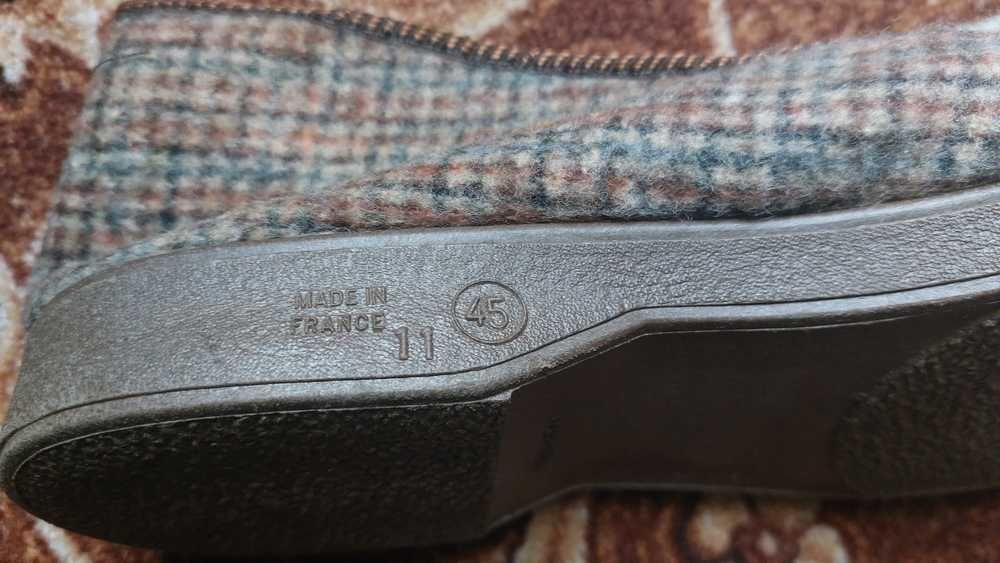 Тапочки мужские закрытый задник теплые 45 р мех