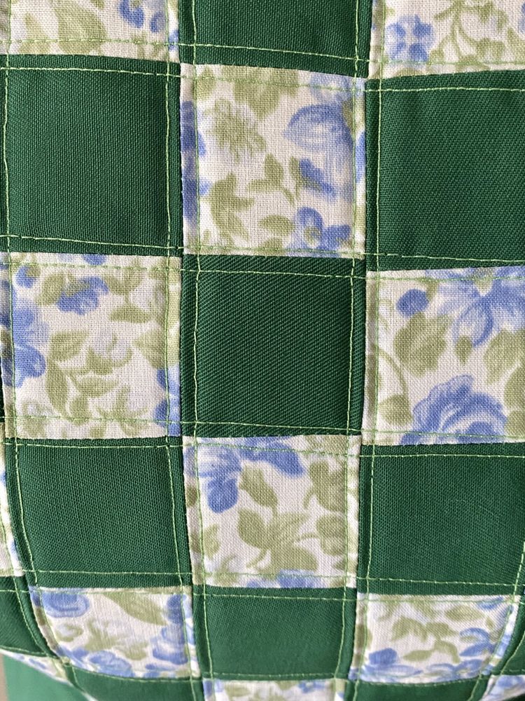 Avental verde Patchwork (handmade)