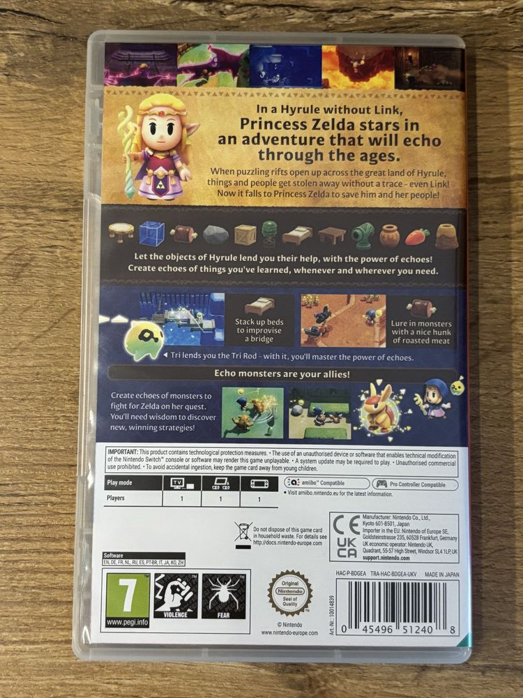 The legend of Zelda Echoes of Wisdom Nintendo Switch