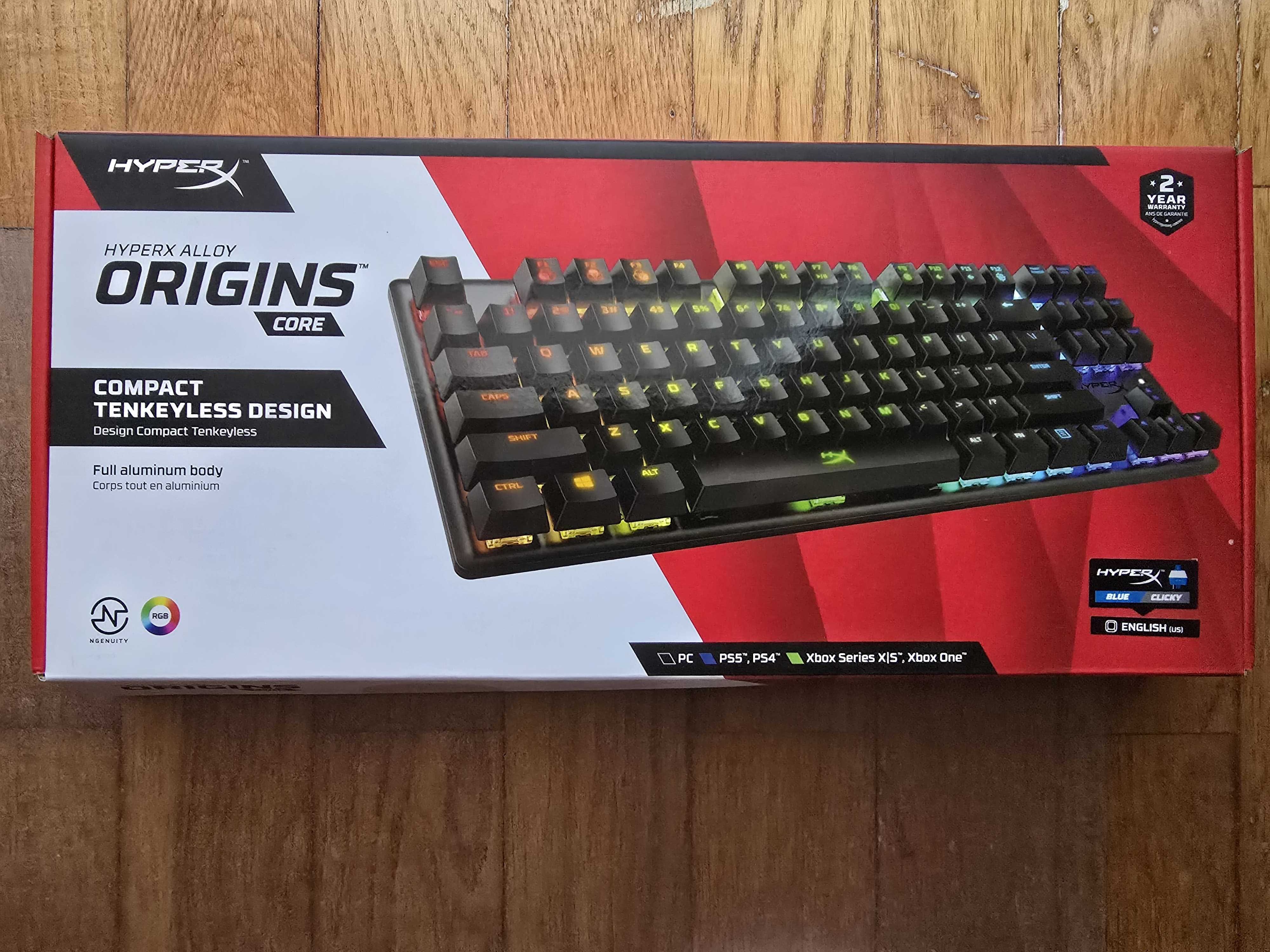 Teclado HyperX Alloy Origins Core (Switches HyperX Blue Clicky)