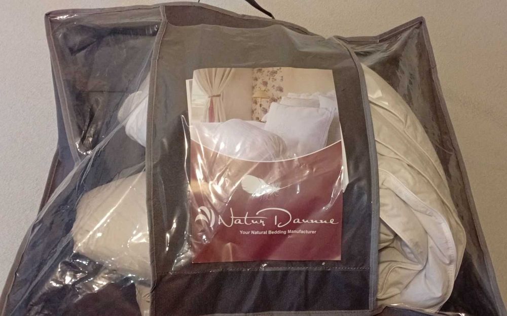 Ковдра касетна пухова зимова   Down Duvet Natur Daunne 200x220