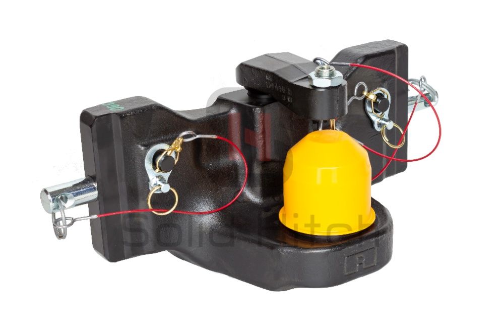 Zaczep kulowy K80 Oryginał Rockinger, Massey, Fendt, John Deere 390mm