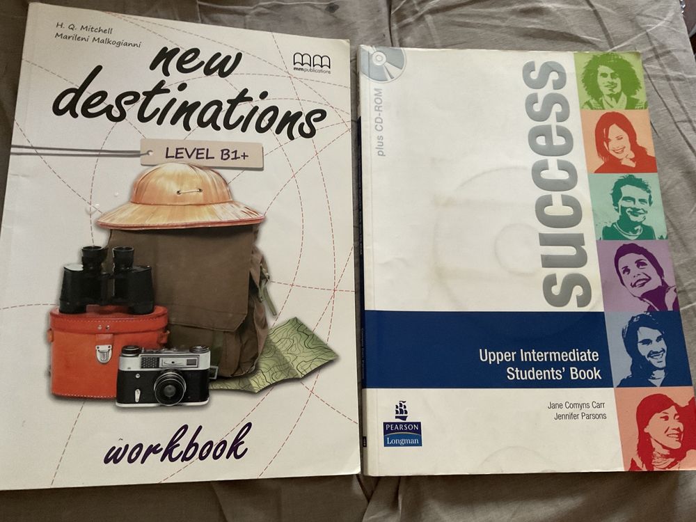 New destinations Плюс work book и Upper intermediate students book .