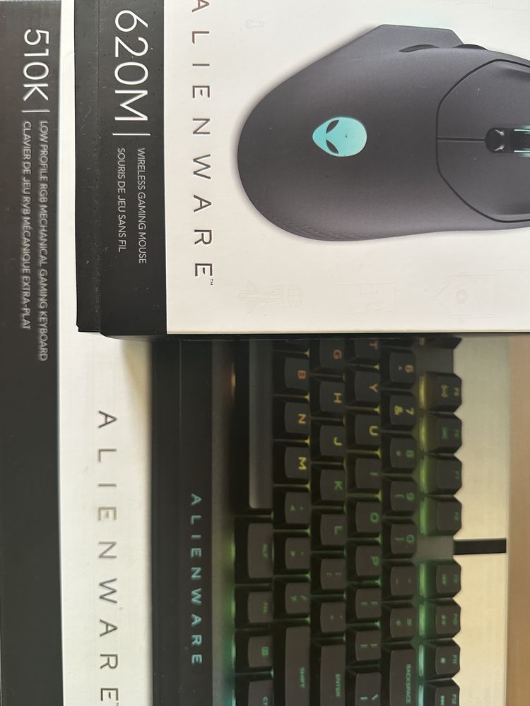 Продам набір Alienware: клавіатура AW510K + мишка AW620M (оригінальні)