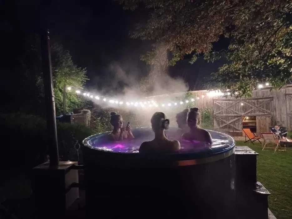 Mobilna gorąca bania ruska, balia, jacuzzi, hydromasaż,na wynajem