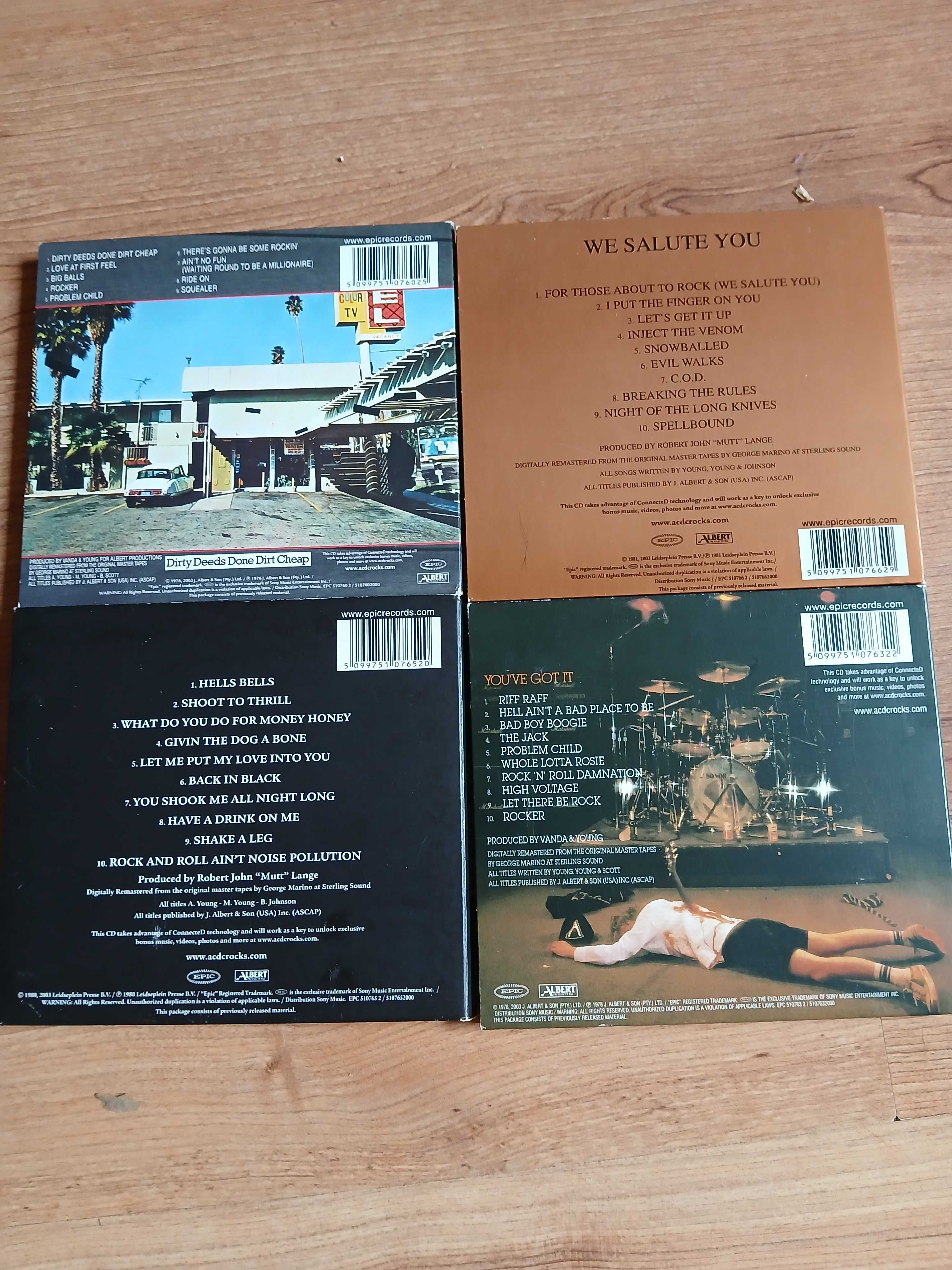 8cd AcDc Ozzy Acid drinkers Saxon Motorhead