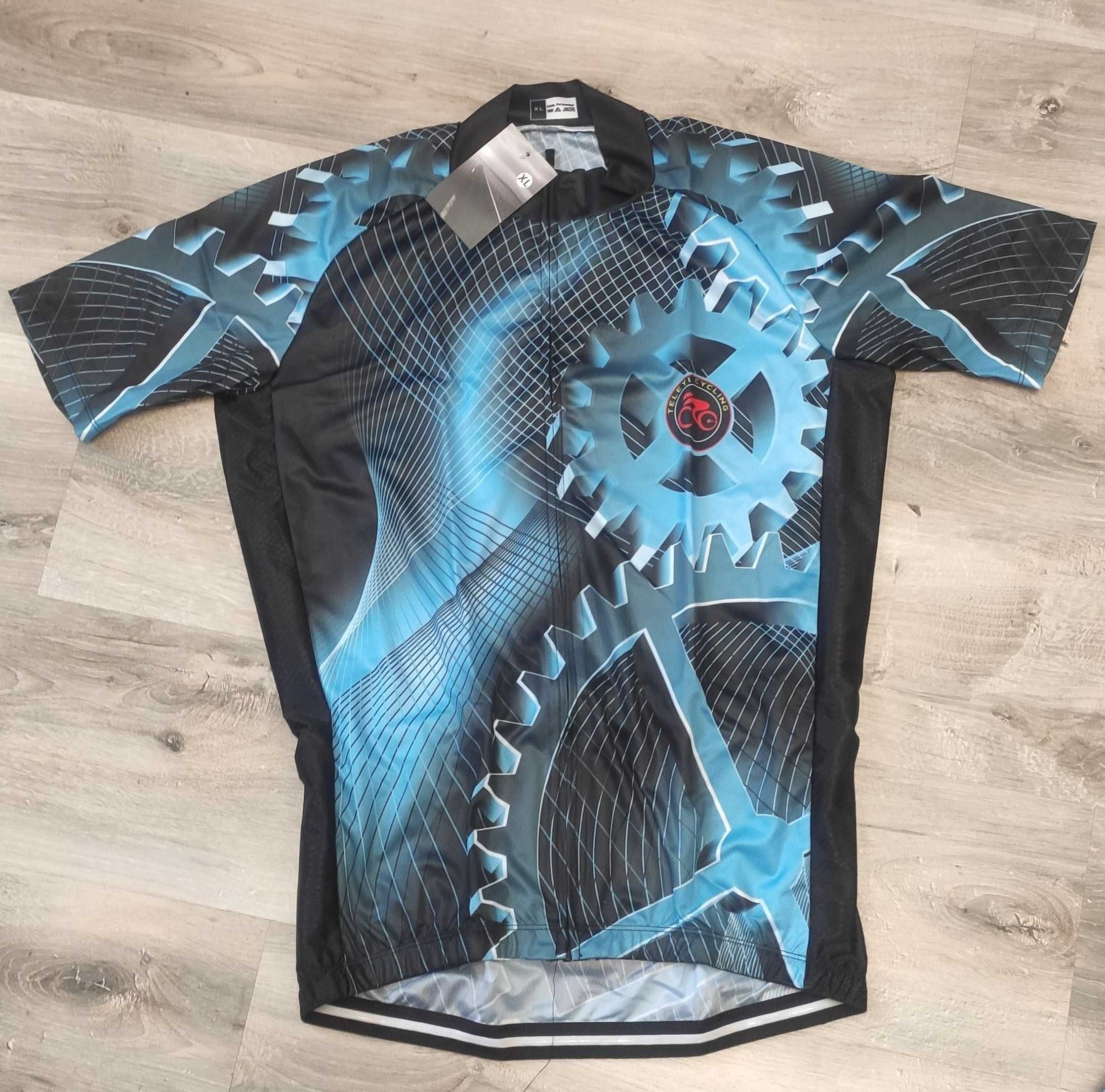 Komplet rowerowy koszulka + spodenki