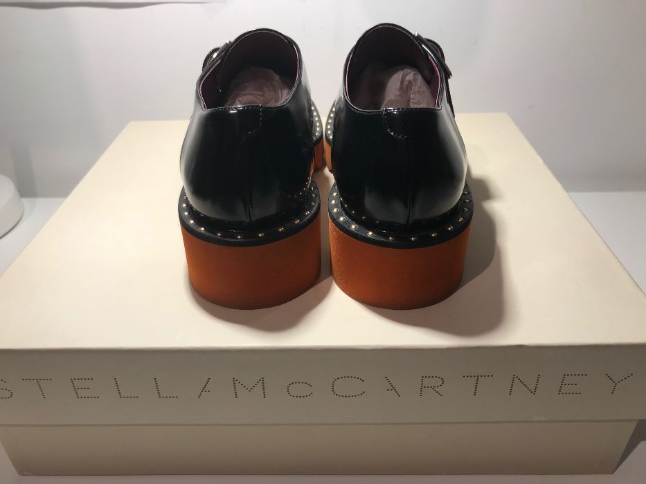 Stella Maccartney Black Odette Brogues buty damskie