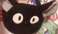 чорна сумка кіт :3