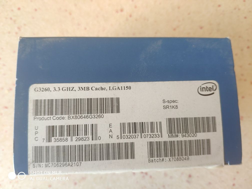 Продам процессор Intel Pentium G3260 LGA1150