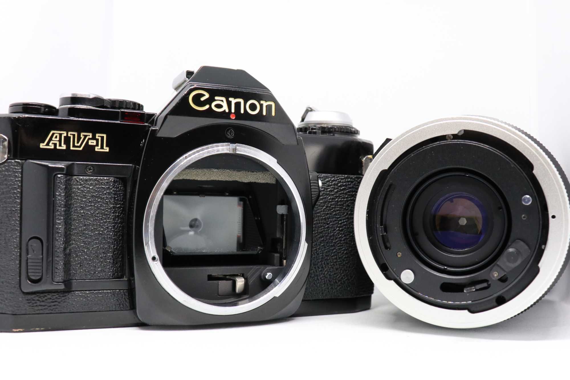 SLR Canon AV-1 + Zoom FD 35-100mm (a funcionar)