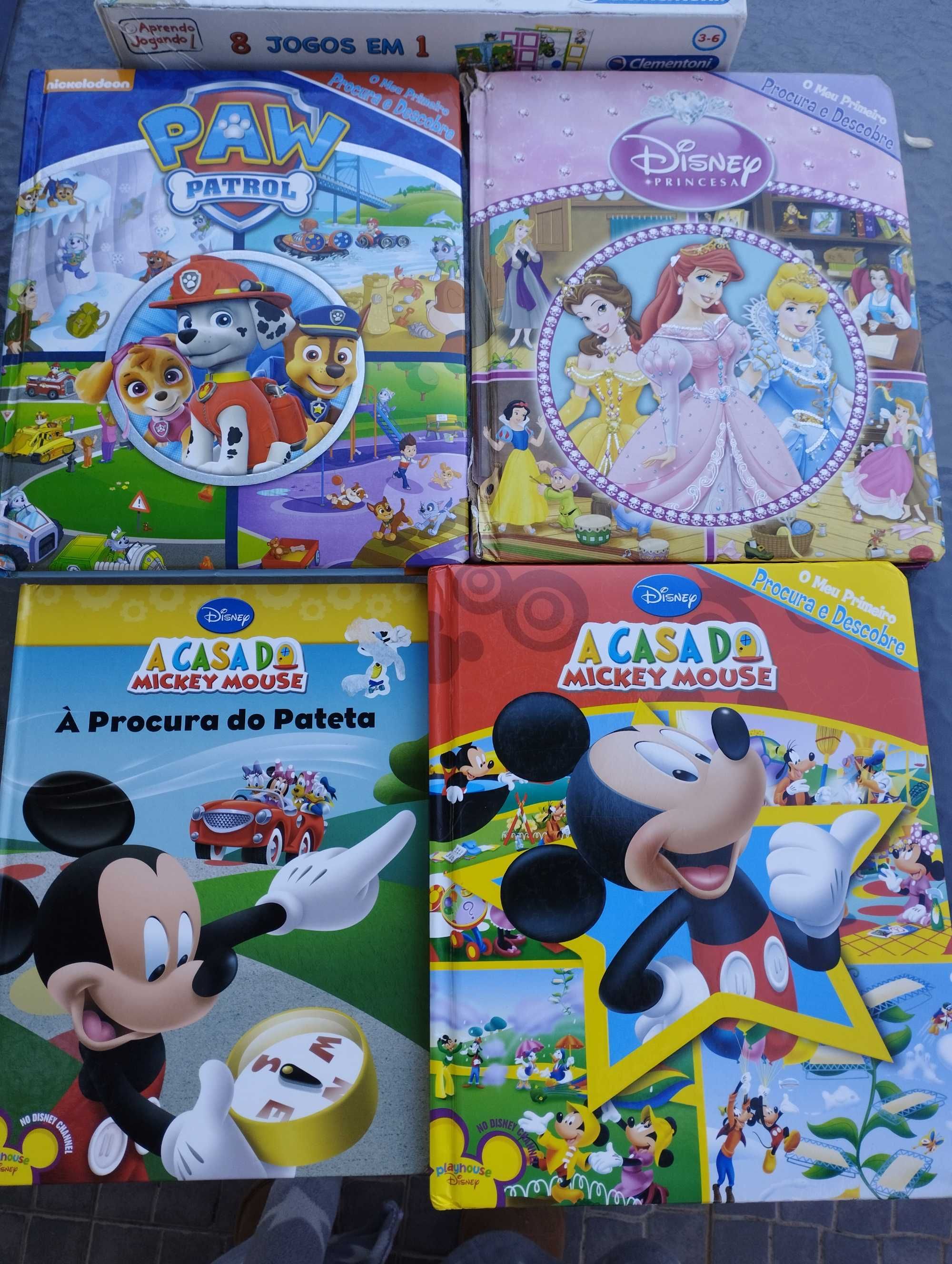 LIvros Procura e descobre disney