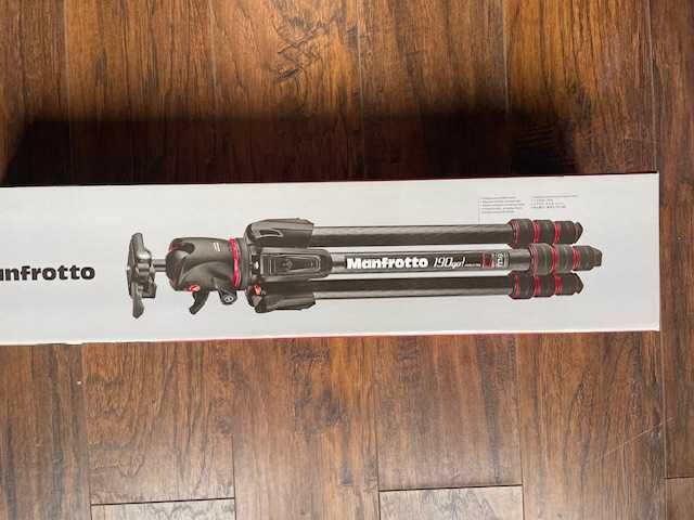 Karbonowy statyw Manfrotto MK 190GOC4-BHX + MHXPRO-BHQ2